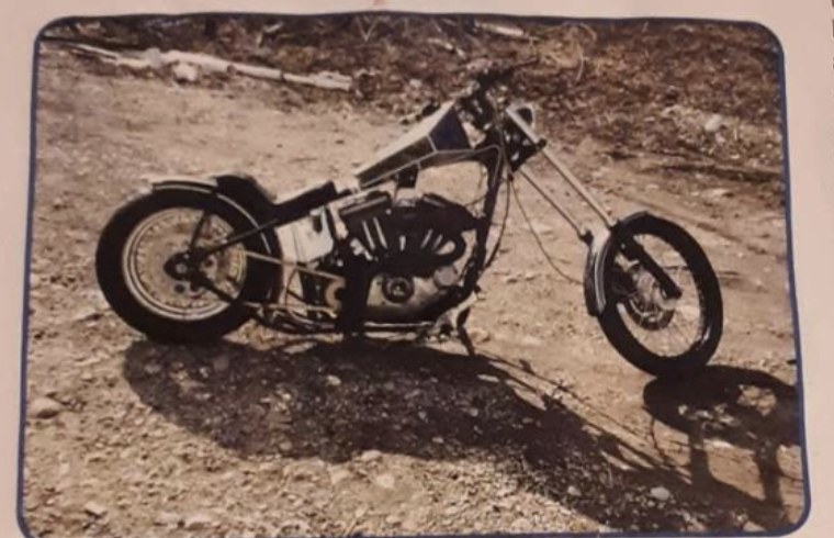 Sparky's Demise, a rigid-frame chopper build featured in The Horse Back Street Choppers magazine